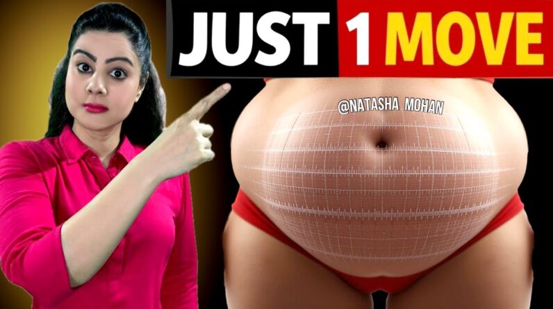 🔥 Get A FLAT Belly at HOME With 1 Simple Move ! (No Gym, No Crunches, No Planks) 🔥