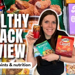 Healthy Snack Review | Trying New Healthy Low Point Foods | WeightWatchers Points, Calories, Macros