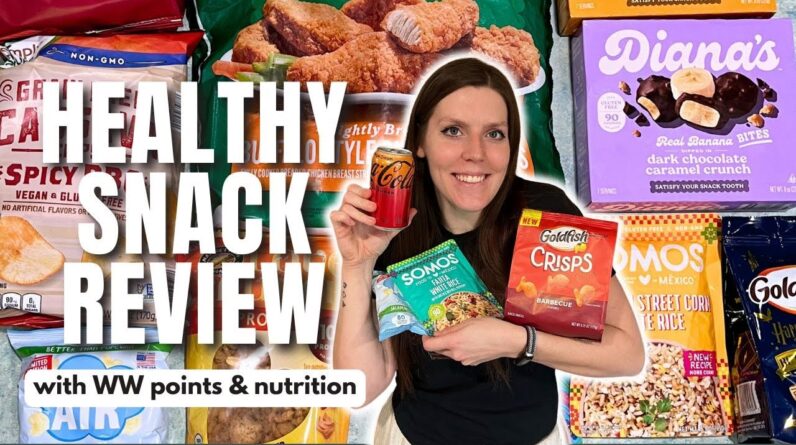 Healthy Snack Review | Trying New Healthy Low Point Foods | WeightWatchers Points, Calories, Macros