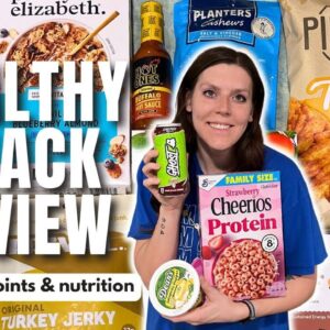 Healthy Snack Review | Trying New Healthy Low Point Foods | WeightWatchers Points, Calories, Macros