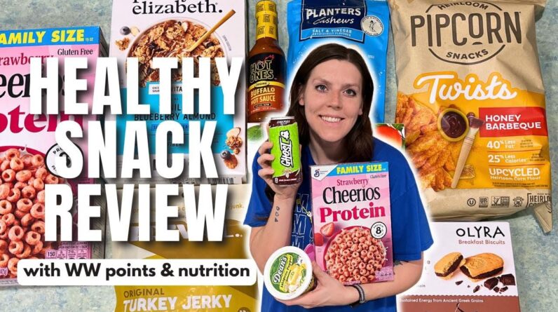 Healthy Snack Review | Trying New Healthy Low Point Foods | WeightWatchers Points, Calories, Macros
