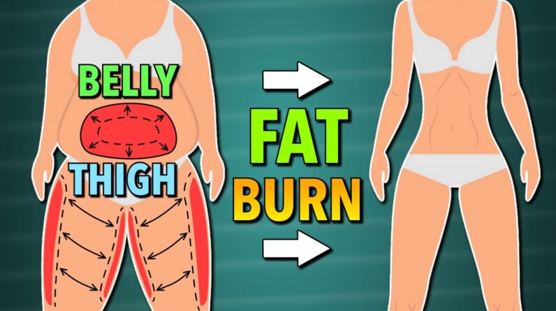 Burn Belly & Thigh Fat Fast with These Intense Exercises