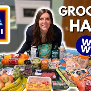 Healthy ALDI Grocery Haul For Weight Loss | Foods I Buy To Lose Weight | WeightWatchers | Meal Ideas
