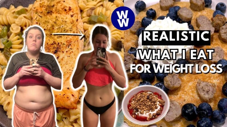 What I Eat In A Day For WEIGHT LOSS | WeightWatchers | Realistic Weight Loss & HEALTHY recipes