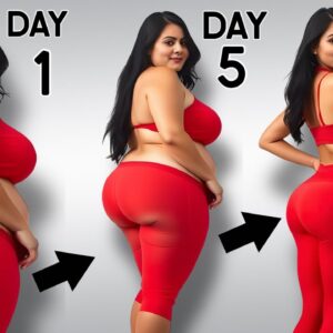 1 Simple Exercise To Lose Thigh Fat & Hip Fat in 10 Days ( No Running & No Squatting )