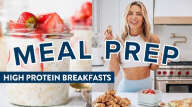3 high protein MEAL PREP breakfasts that helped me lose 45 lbs + get lean