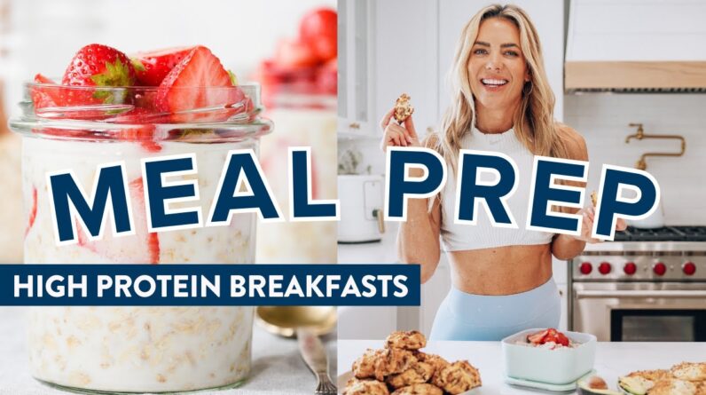 3 high protein MEAL PREP breakfasts that helped me lose 45 lbs + get lean