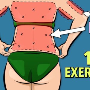 18 Exercises to Lose Arms & Back Fat - Upper Body Workout