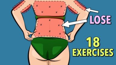 18 Exercises to Lose Arms & Back Fat - Upper Body Workout