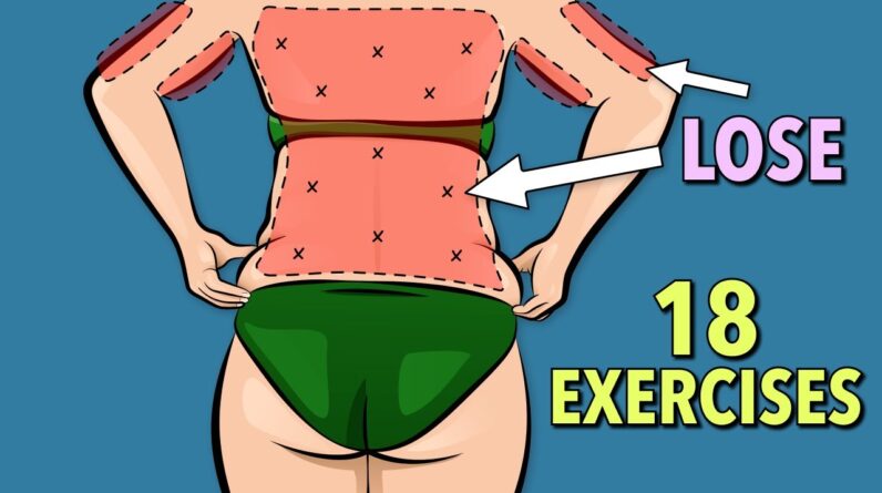 18 Exercises to Lose Arms & Back Fat - Upper Body Workout