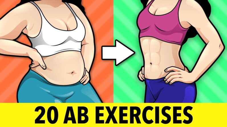 20 Top Ab Exercises to Flatten Your Belly – No Repeated Exercise