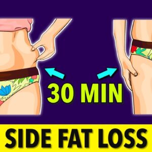 30-Min Side Fat Loss Workout for Hourglass Body