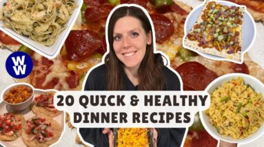 20 Healthy Dinner Recipes That Helped Me Lose 70 lbs | Quick & Easy Recipes | WeightWatchers Points