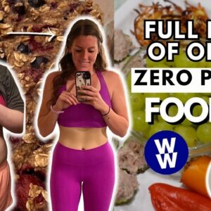 I Ate ONLY Zero Point Foods for a Day | WeightWatchers | What I Eat in a Day For Weight Loss