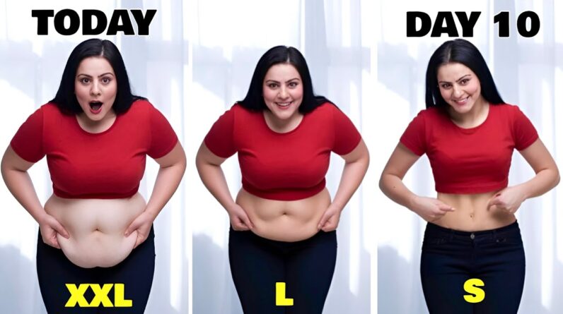 Results in 10 Days | 1 Minute Standing Exercises To Lose Belly Fat Forever