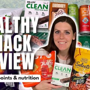 Healthy Snack Review | Trying New Healthy Low Point Foods | WeightWatchers Points, Calories, Macros