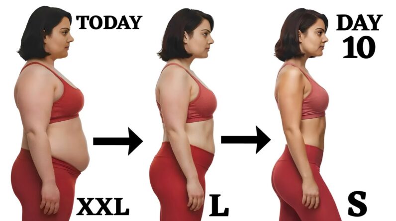 Results in 10 Days | 1 Minute Standing Exercises To Lose BELLY FAT & HIP FAT Forever