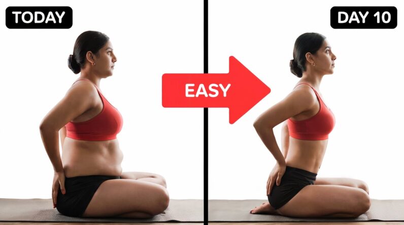 1 Simple Exercise To Burn Belly Fat While You Sleep – No Crunches!