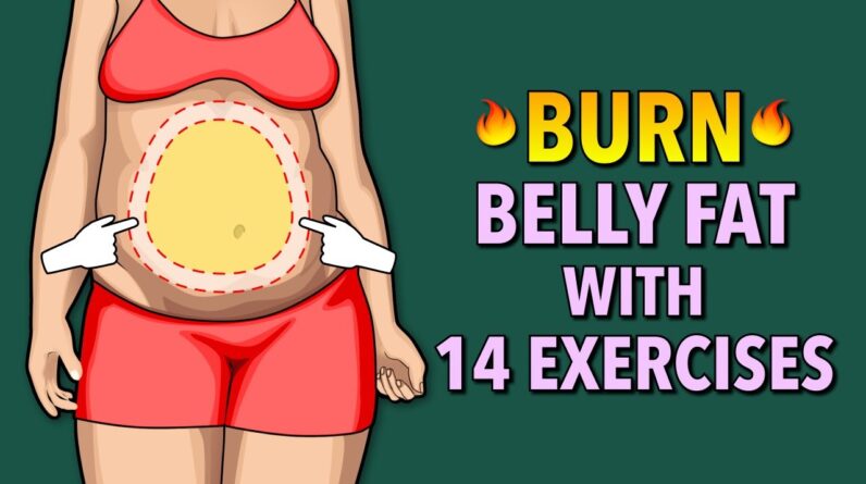 14-Moves Workout to Burn Belly Fat – Exercise at Home