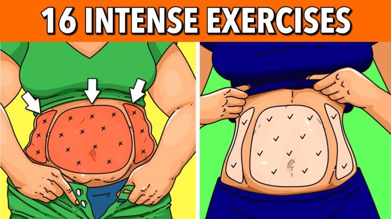16 Intense Fat-Burning Exercises for a Flat Belly & Trim Waist
