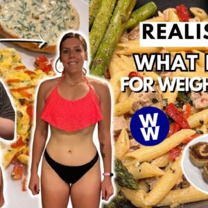 Healthy What I Eat In A Day For WEIGHT LOSS | WeightWatchers | Sprinting, Pasta & Cinnamon Rolls