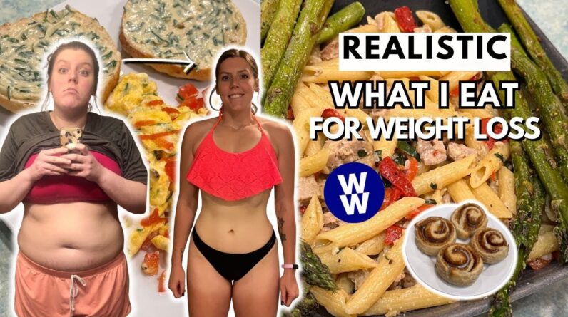 Healthy What I Eat In A Day For WEIGHT LOSS | WeightWatchers | Sprinting, Pasta & Cinnamon Rolls