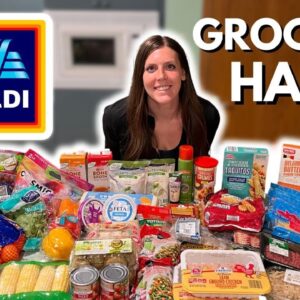 Healthy ALDI Grocery Haul For Weight Loss | Foods I Eat To Lose Weight | WeightWatchers | Meal Ideas