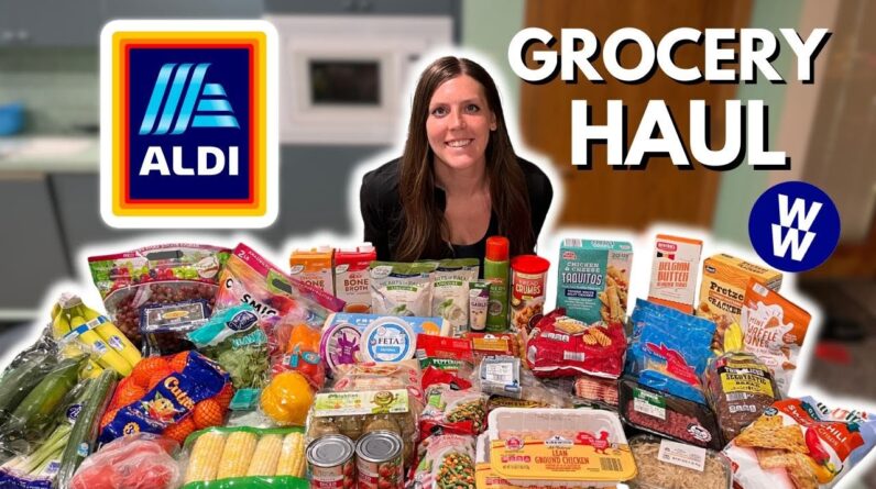 Healthy ALDI Grocery Haul For Weight Loss | Foods I Eat To Lose Weight | WeightWatchers | Meal Ideas