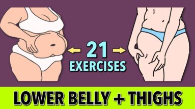 Lower Belly & Thigh Slim Down: 21-Exercise Shaping Challenge