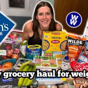 Healthy Sam's Club Grocery Haul | WeightWatchers Points & Calories | Weight Loss Journey