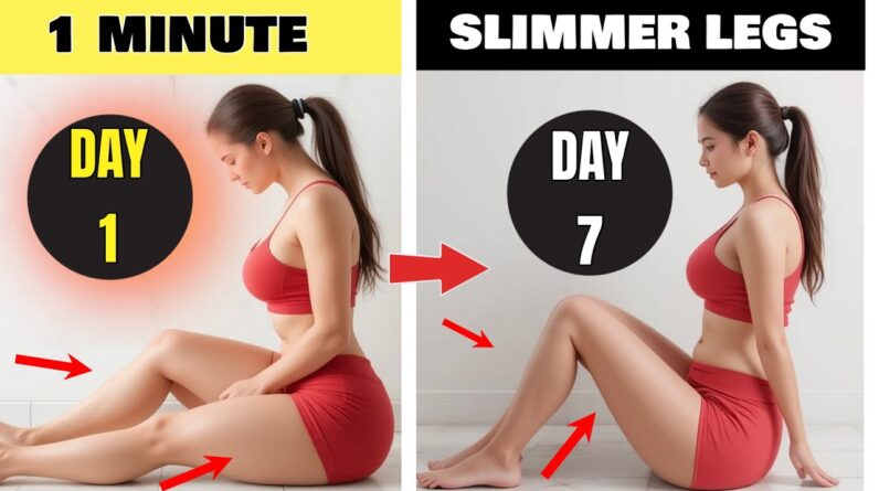 Fat Legs & Thighs ? Don’t Jog – Do This 1 Min Standing Move for Slimmer Legs in 7 Days