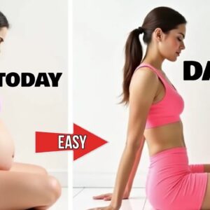 Do This 1 Simple Exercise Every Morning To Burn BELLY FAT All Day – No Crunches