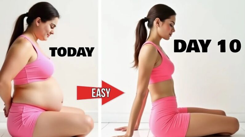 Do This 1 Simple Exercise Every Morning To Burn BELLY FAT All Day – No Crunches