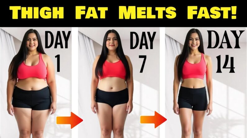 Too Lazy for Squats? Do These Easy Exercises to Lose Thigh Fat & Get SLIM LEGS in 14 Days