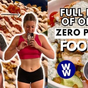 I Ate ONLY Zero Point Foods for a Day | WeightWatchers | What I Eat in a Day For Weight Loss