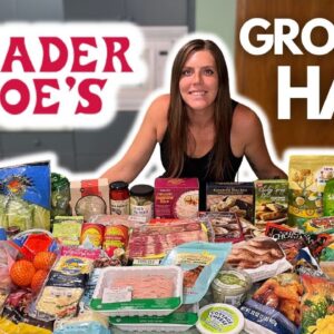 HUGE Healthy Trader Joe's Grocery Haul | WeightWatchers Points & Calories/Macros/Nutrition Info