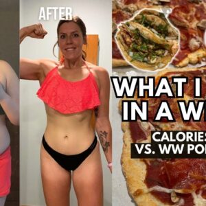 WHAT I ATE IN A WEEK | Comparing WeightWatchers WW POINTS to CALORIES, MACROS | Weight Loss Journey