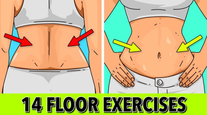 14 Floor Exercises to Lose Belly Fat & Define Your Waist