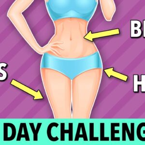 7-Day Challenge - Legs + Belly + Hips Workout - Home Exercises
