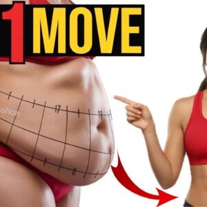 Results in 7 Days | Just 1 Easy Exercise To Lose Belly Fat at Home (No Floor, No Planks)