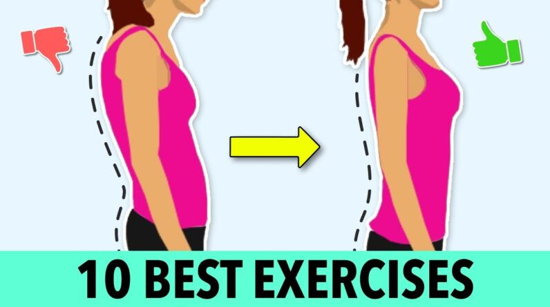 Fix Bad Posture with 10 Exercises | Quick Home Workout