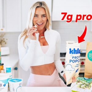 high-protein, low-calorie grocery haul | NO prep meals to stay full & lean