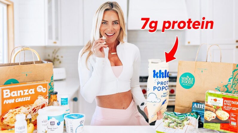high-protein, low-calorie grocery haul | NO prep meals to stay full & lean