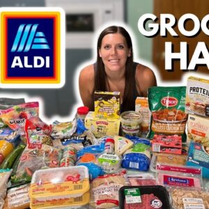 Healthy ALDI Grocery Haul For Weight Loss | Foods I Eat To Lose Weight | WeightWatchers Meal Ideas