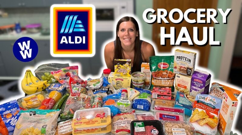 Healthy ALDI Grocery Haul For Weight Loss | Foods I Eat To Lose Weight | WeightWatchers Meal Ideas
