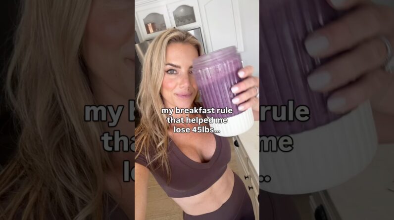 my #1 breakfast rule for weight loss