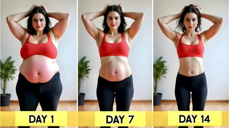 Lose 7 Kgs In 14 Days – 5 Mins Easy Weight Loss Workout At Home ✅