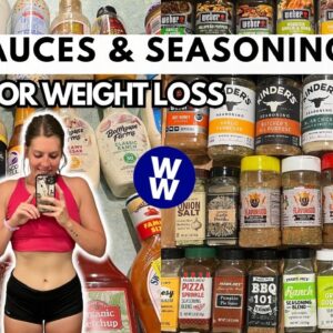 Healthy Sauces & Seasonings for Weight Loss | Kitchen Staples That Helped Me Lose 70 Lbs (WW Points)
