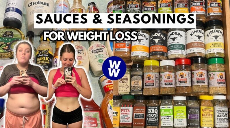 Healthy Sauces & Seasonings for Weight Loss | Kitchen Staples That Helped Me Lose 70 Lbs (WW Points)