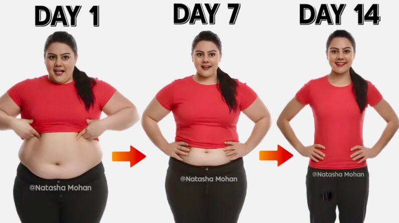Flat Belly In 14 Days | 5 Min Easy Belly Fat Exercises at Home 🔥